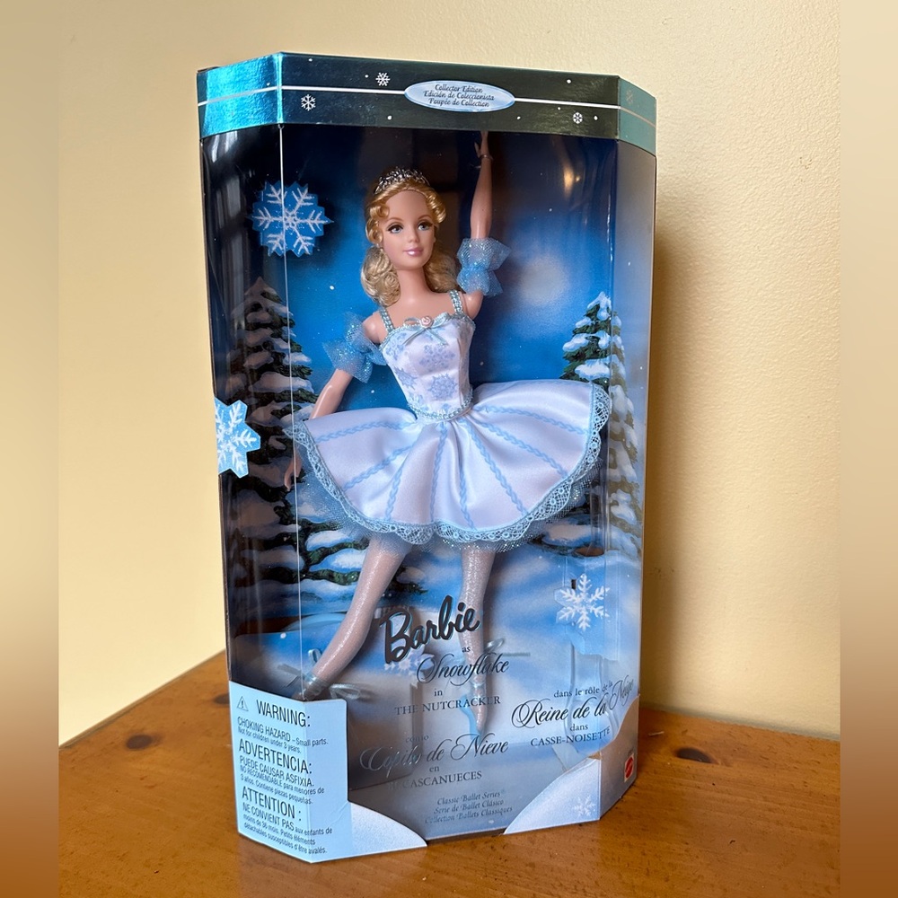 NRFB 1999 Barbie as Snowflake in Nutcracker Classic Ballet Series